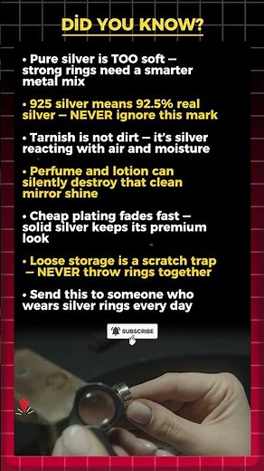 Why Silver Rings Look EXPENSIVE… or Instantly Cheap 💍🤯