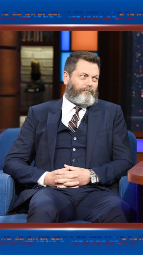 The tribe has spoken... Happy Birthday, Nick Offerman! #Colbert #HBD #NickOfferman #Survivor | The Late Show with Stephen Colbert