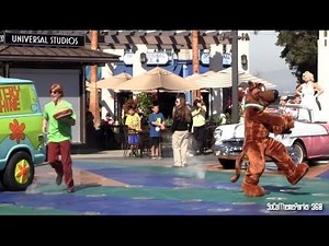 [HD] "Lights, Camera, Action Celebration Street Party" Test at Universal Studios Hollywood