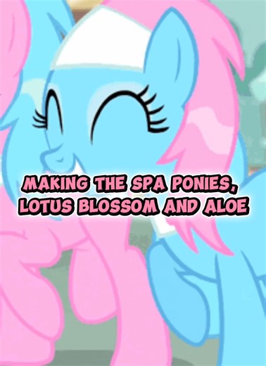 Creating Spa Ponies: Lotus Blossom and Aloe