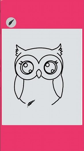 How to Draw a Cute Stylized Owl – Easy Step by Step #lidoartworks