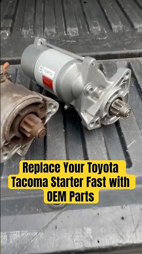 Toyota Tacoma Starter Replacement | Simple DIY with OEM Parts! #shorts
