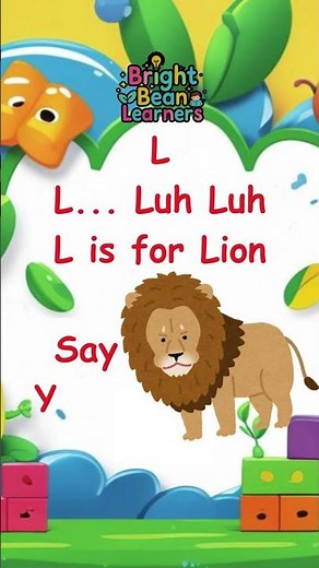 Letter L for Kids | Alphabet Shorts | Bright Bean Learners