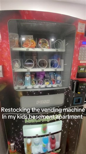 Restocking the Vending Machine in the Basement Apartment