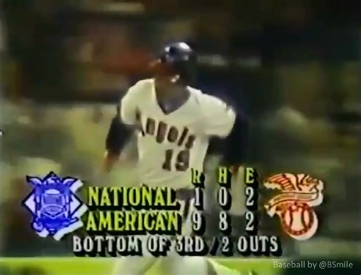 Today In 1983: California #Angels star Fred Lynn hits the first and only ever All-Star Game grand slam at Comiskey Park, Chicago! Classic call by the great Vin Scully! #MLB #Baseball #History #AllStarGame | Baseball by BSmile