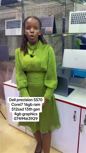 All kinds of heavy software are sorted with this Dell precision 5570 Corei7 16gb ram 512ssd 4gb dedicated graphics card 13th generation 0749463929 #wemove #berniezlaptopskla #5x5withwicky