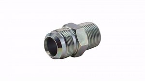 1" OD Flare Thread x 3/4" MIP Gas Connector Adapter Fitting