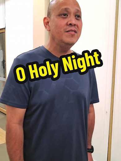 O Holy Night: A Tenor's Stunning Choir Performance