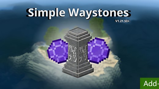 [基岩版模组推荐] 生存必备 让你不再痛苦跑图 - 传送石碑 (附下载链接)