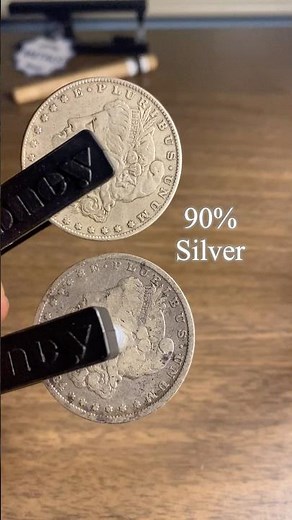 90% Silver Morgan vs. Brass replica - ping test