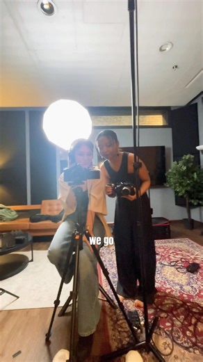 POV in studio shooting but being chilled about it #dubai