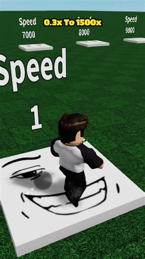0 to 1000 Speed Challenge in Roblox 😱 #shorts #roblox