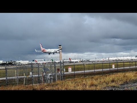 Takeoff is Optional, Landing is Mandatory | Rainy Day Landings Miami International Airport | Nov '25