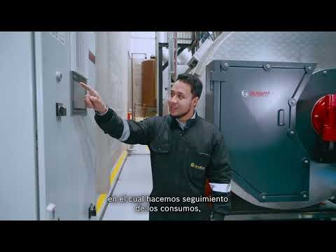 Panel de control BOSCH: Operación inteligente de calderas industriales