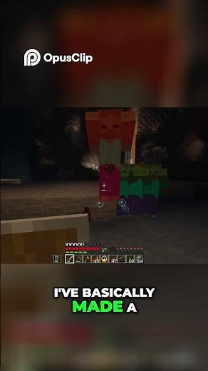 Minecraft Zombie Farm _ Epic Cave Fight