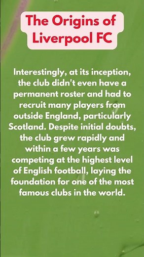 The Origins of Liverpool FC