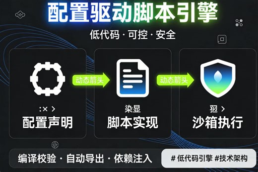配置驱动脚本引擎：低代码核心优化方案