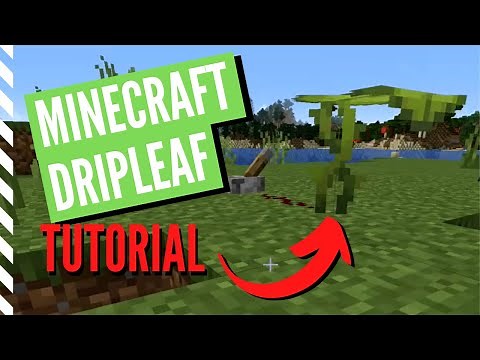 Big & Small DRIPLEAF Tutorial For Minecraft 1.17+