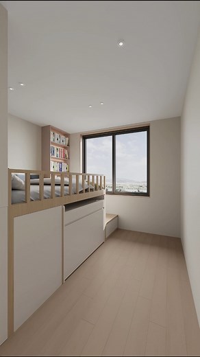 192K views · 1.6K reactions | Decorate a small bedroom or children's room like this, the upper bed and lower cabinet are fully functional, large and beautiful••••••  #smallbedroom #Childrenroom #kidsbedroom | Tiffany Design Studio | Facebook