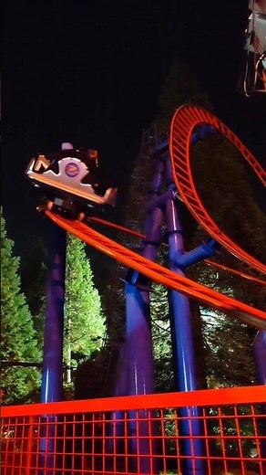Spinball Whizzer in the dark at Alton Towers