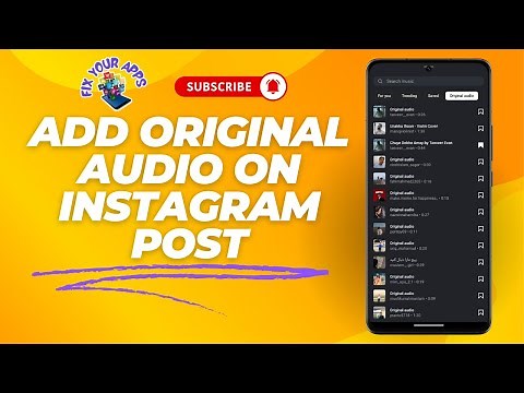 How to Add Original Audio on Instagram Post - Detailed Tutorial (2025)
