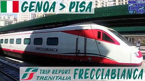 Trenitalia Frecciabianca ETR460 review / Genoa to Pisa / Italian train trip report