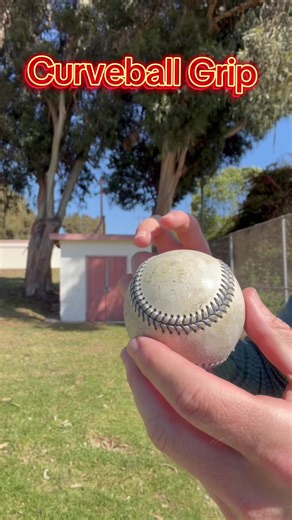 Curveball Grip #mlb #pitching #baseball #fyp | curve ball