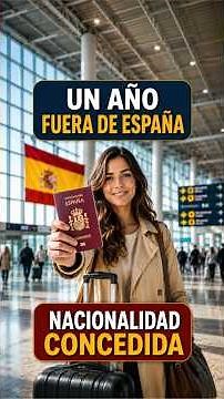 He spent one year outside of Spain and obtained Spanish nationality through residency.