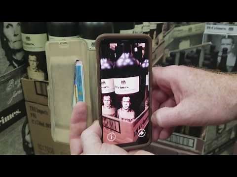 Augmented Reality Example - 19 Crimes Wine AR App