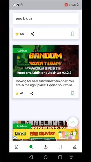 one block download in Minecraft ##