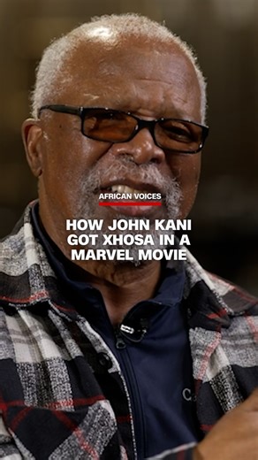 South African actor and playwright John Kani is best known as King T'Chaka in the Marvel Cinematic Universe. He tells CNN's Larry Madowo how he got Black Panther director Ryan Coogler to incorporate lines in Kani’s native tongue of Xhosa in those films. | CNN Africa