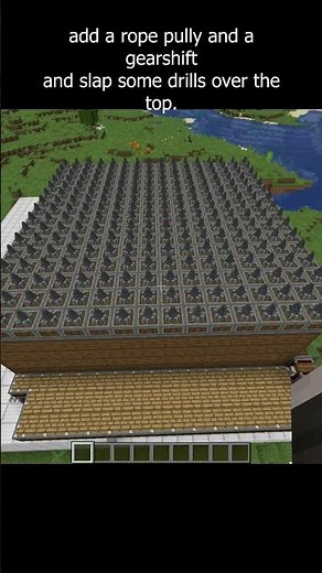 How to Make a Drill with the Create Mod #shorts #minecraft #createmod