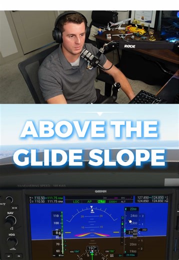 Approach mode- when should you use it? ⬇️ 1️⃣ WHEN you are cleared for the approach. Why not before? When an approach is activated (when using a GPS), EVERYTHING before the approach in your flight plan is thrown out. The airplane will go direct to the first fix on your programmed approach. Prematurely activating Approach Mode can be a pain in the 🍑, especially in IMC. ✌🏼After you are cleared, make sure you are AT or BELOW glideslope. If you are below glideslope while Approach is armed, the air
