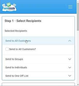 Sendmode On Your Mobile