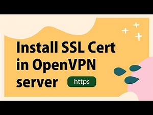 Part 1: How to install SSL certificate in OpenVPN Access Server on AWS