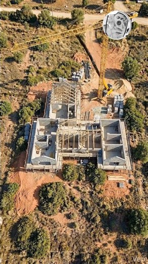 Modern Bungalow Construction | Raw Land to Fully Completed Cinematic Exterior Build Fixed Drone View