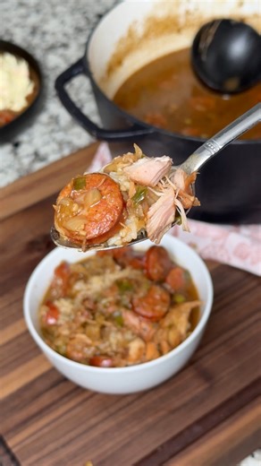 3.2M views · 82K reactions | Let’s make some Chicken & Sausage Gumbo! #gumbo #andouille #cajunfood #texas | Married to BBQ | Facebook