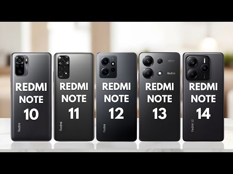 Redmi Note 14 Vs Note 13 Vs Note 12 Vs Note 11 Vs Note 10