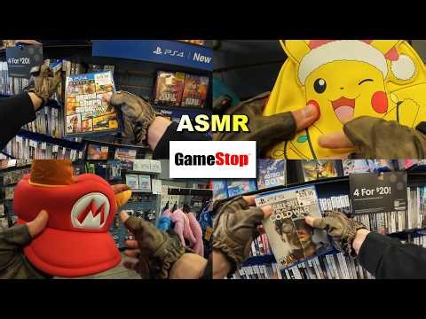 Public ASMR in a quiet Gamestop
