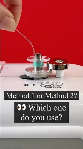 WAIT… 1 or 2? The Way You Start a Bobbin Matters 🧵