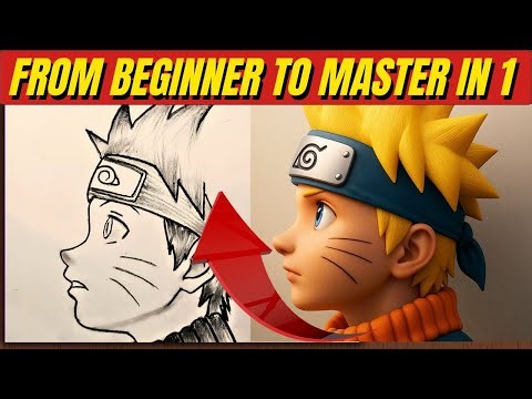 How to Draw Naruto Uzumaki’s Face — Step-by-Step Anime Tutorial for Beginners