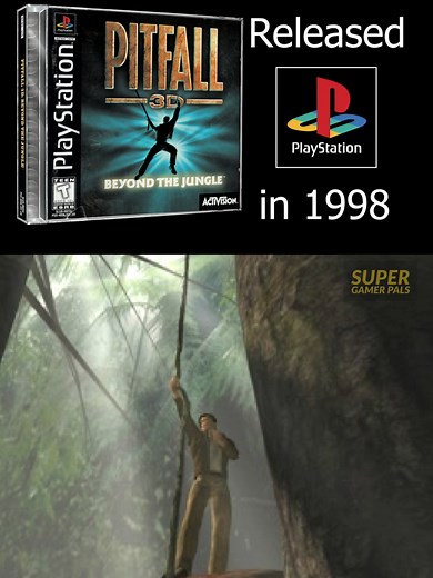 Retro Classic: Pitfall 3D #playstation #ps1 #fyp #nostalgia #retrogamingontiktok #twitch #1998 #pitfall #3d #Remake #brucecampbell