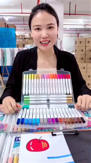 ✨Magic Color Pens Giveaway! No Ink Bleed, Double Coloring! 🎨🖊️ | #shortsvideo