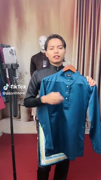 [Satin Matte] PAZZE BAJU MELAYU Modern Slim Fit - Satin Matte Seriess