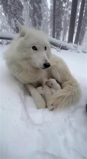 I Helped a Wolf Rescue Her Pups - See What Happens Next #fyp #Wolf #animalrescue | Nani Scarlet