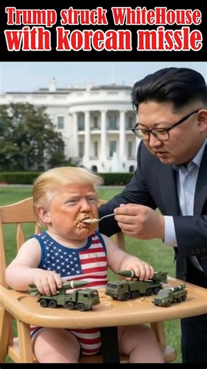 Baby Trump Struck White House With Korean Missile Political Satire Funny Parody Comedy Sketch Humor