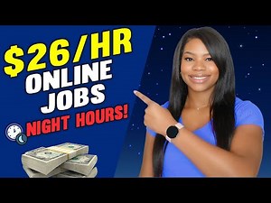 Hiring Immediately Work-From-Home Jobs | Night Hours | Paying Up to $26/Hour!