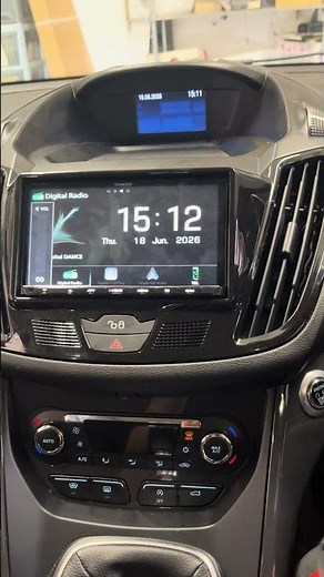 Ford Kuga 2015 Gets Wireless CarPlay & Camera Upgrade KENWOOD DMX8021DABS #ford #carplay #caraudio