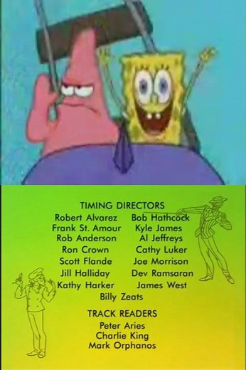 The Mask Credits Spongebob and Patrick #spongebobsquarepants