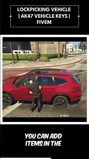 Lockpicking Vehicle | AK47 Vehicle Keys | #fivem #gta5 #roleplay #gtaonline #gtarp